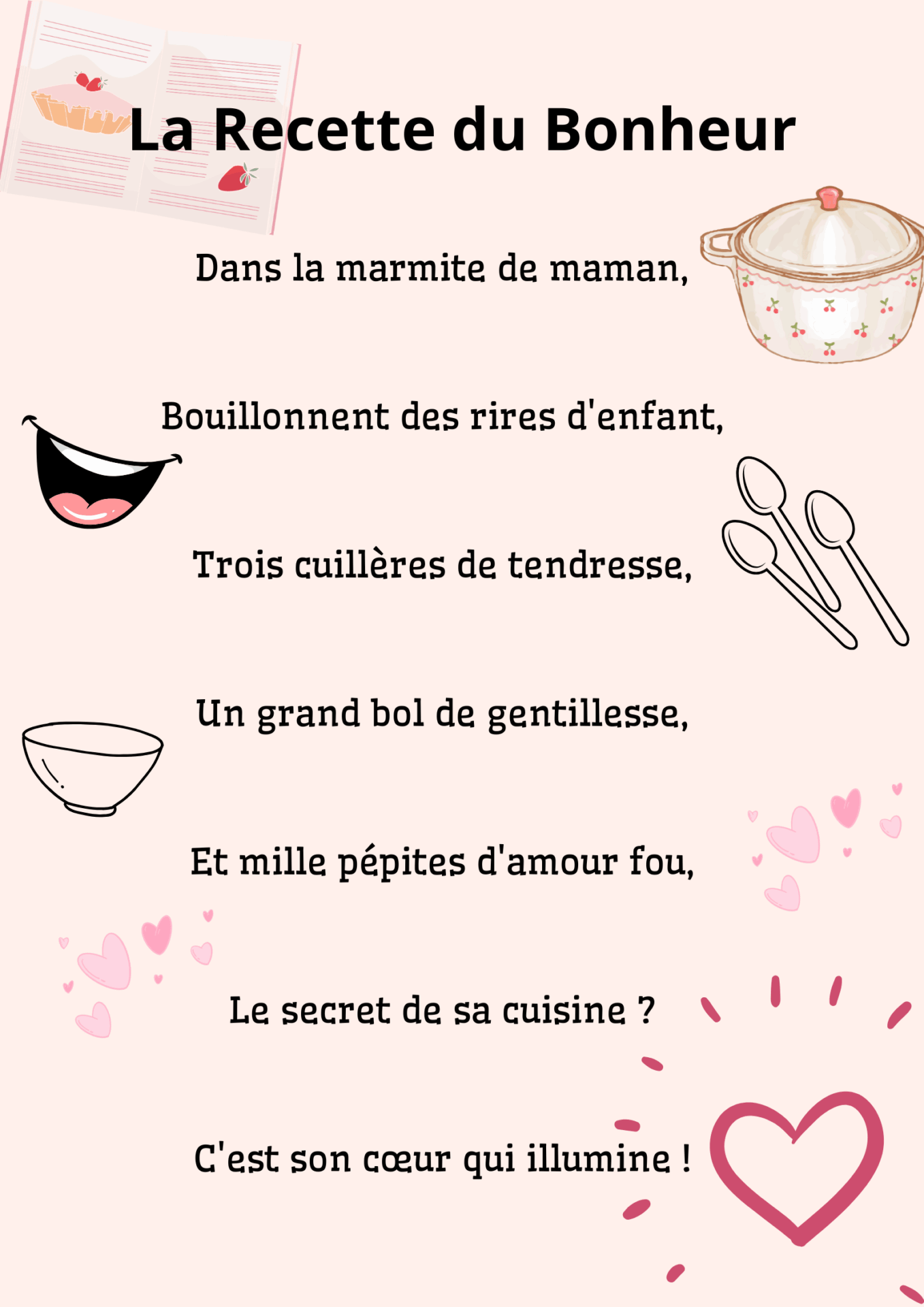 poème pour enfants pour les fêtes des mamans 