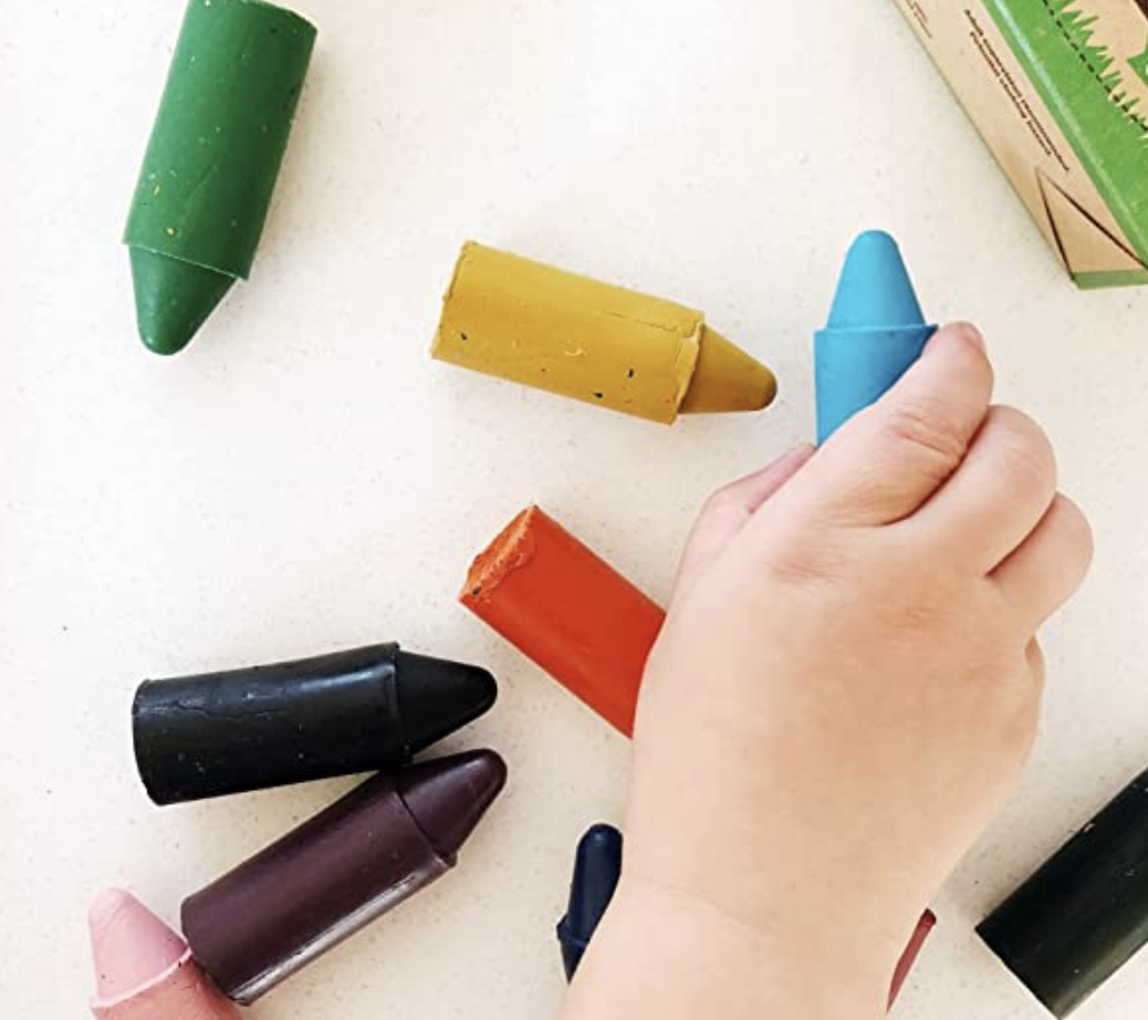 crayons en cire d'abeille pour enfant de 1 an