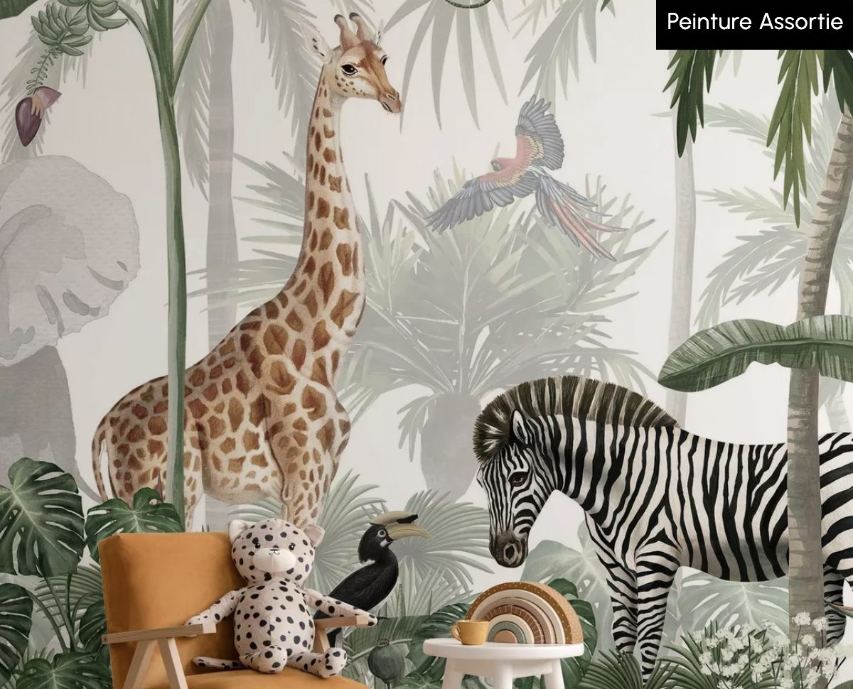 papier peint chambre enfant nature
