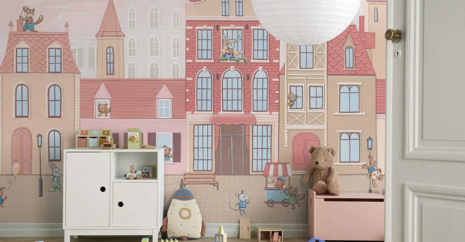 papier peint chambre petite fille