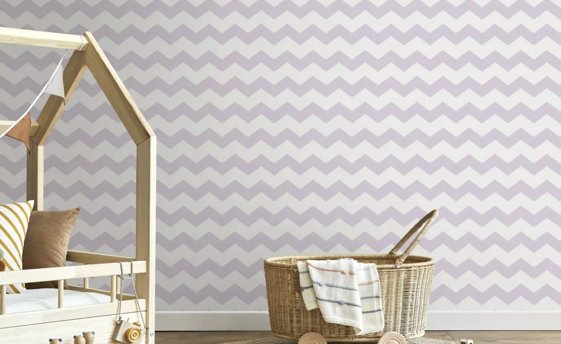 papier peint lilas enfant